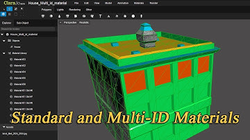 Clara.io: Standard and Multi-ID Materials