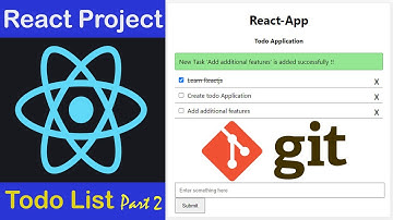 Add new todo | Todo List || React Project - part 2 || Deploy in Github for freeTutorial