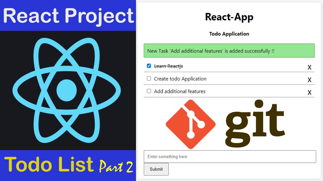 Add new todo | Todo List || React Project - part 2 || Deploy in Github ...