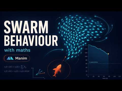 I recreated swarm behaviour with maths