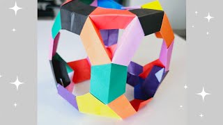how to make Crystal with paper step by step
