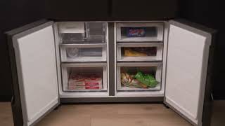 Product Review: Westinghouse 564L Plumbed French Quad Door Refrigerator Matte Black WQE5650BA