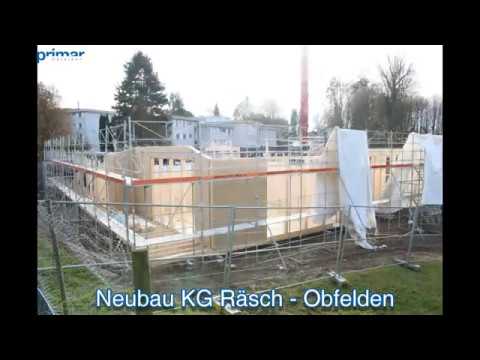 Neubau Kindergarten Räsch 2016, Obfelden Timelapse