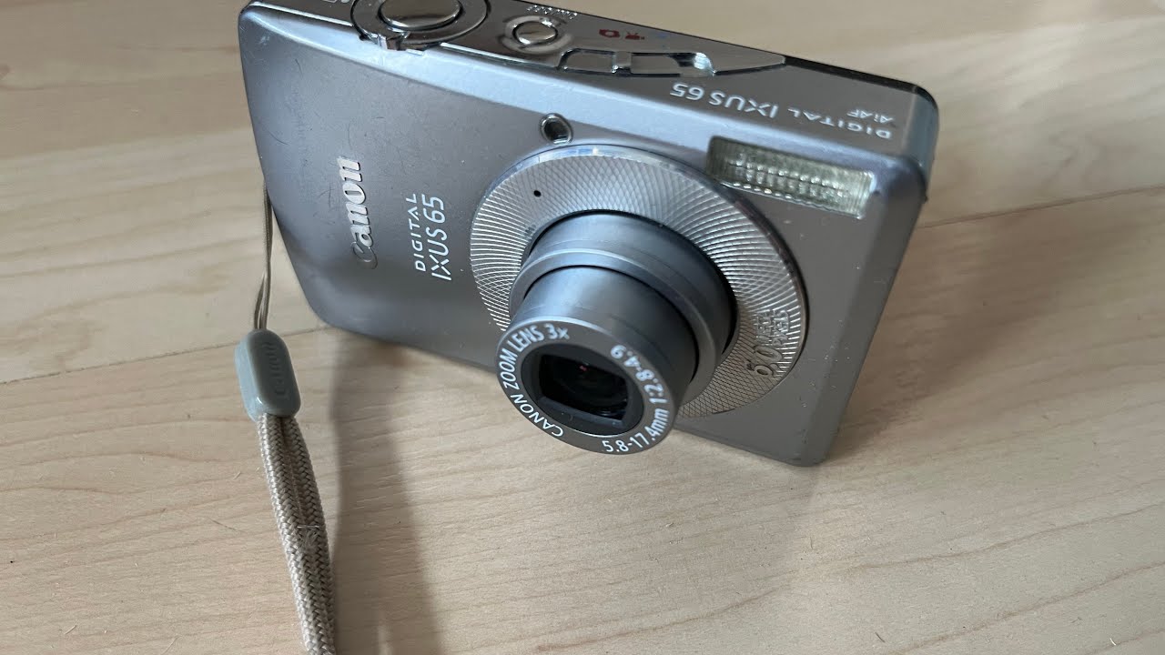 Canon Digital Ixus 65 AiAF old digital camera zoom lens 3x 6.0