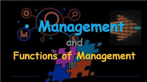 Management and Functions of Management | Business Organization and Structure | Entrepreneurship