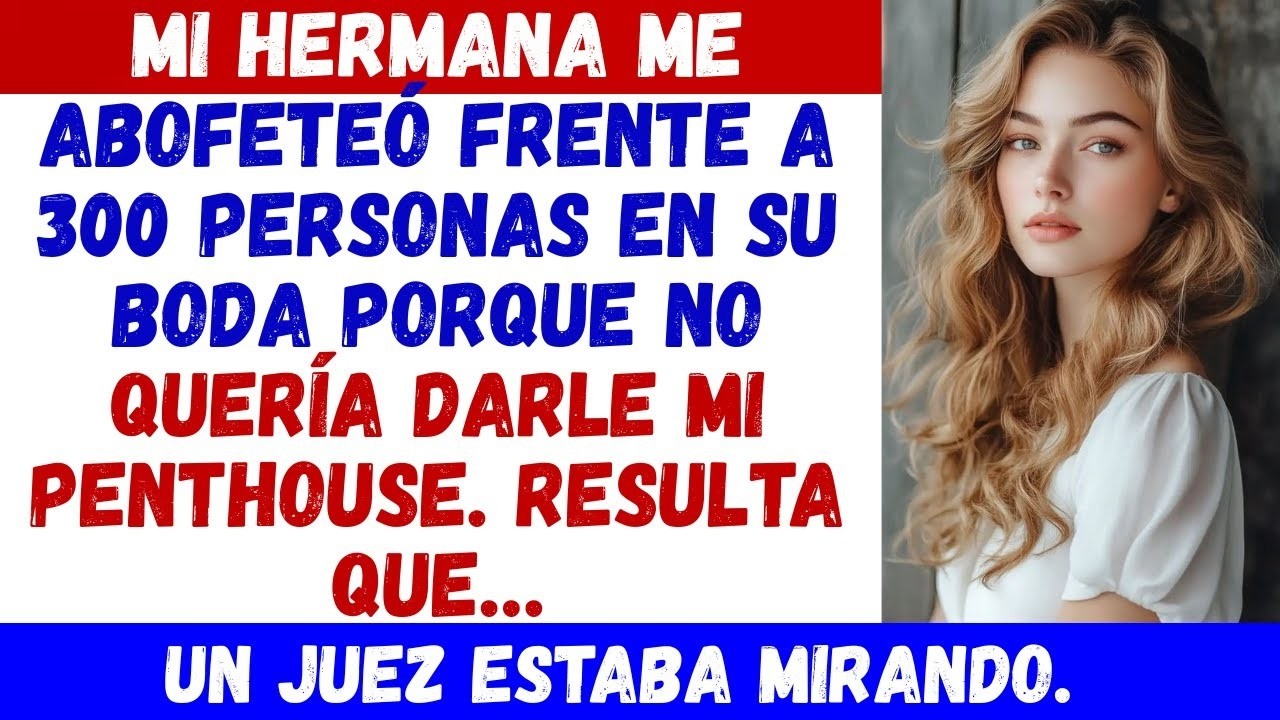 Mi hermana me abofeteó frente a 300 personas en su boda porque yo no quería   #viral