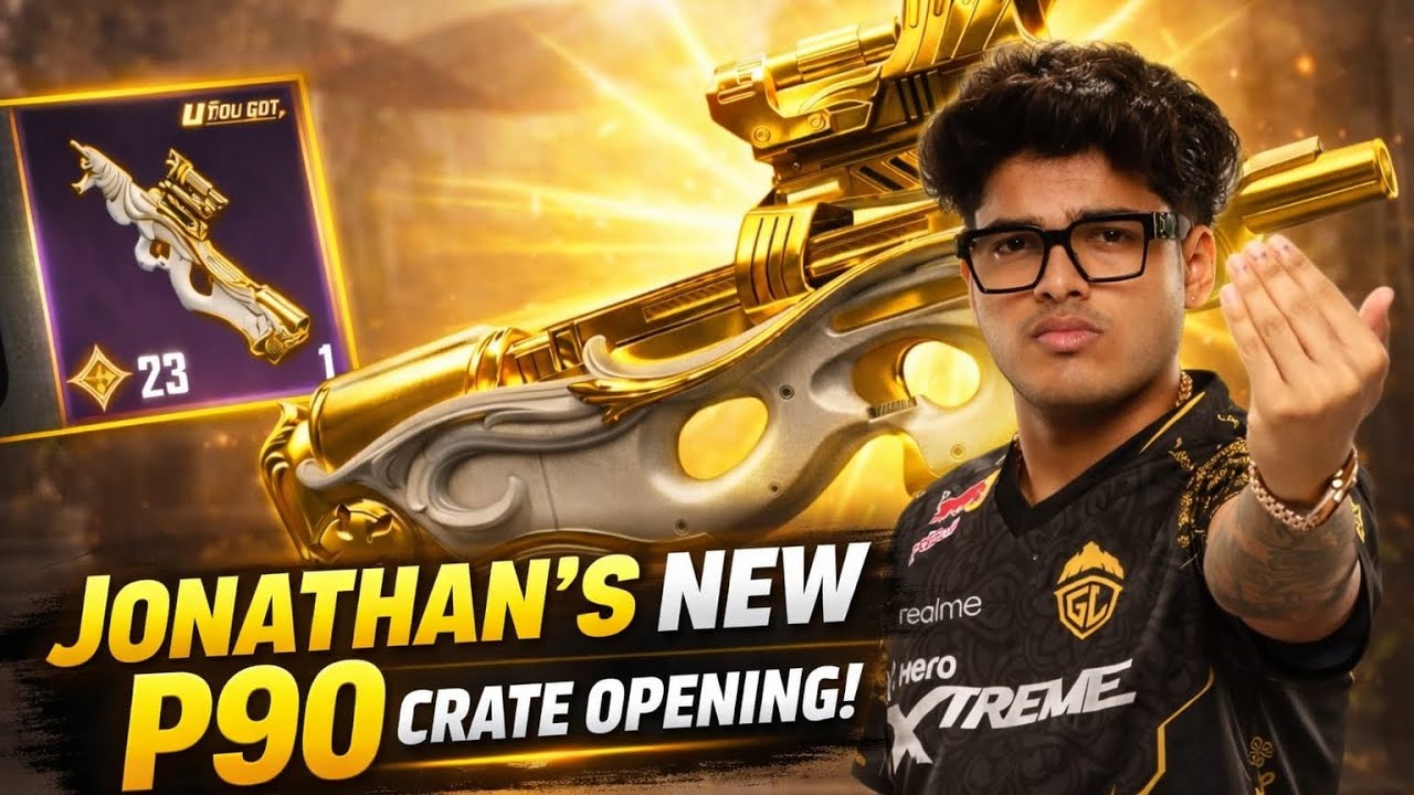 New P90 crate opening | Maxout p90 | Funny Reaction Jonathan gaming😂