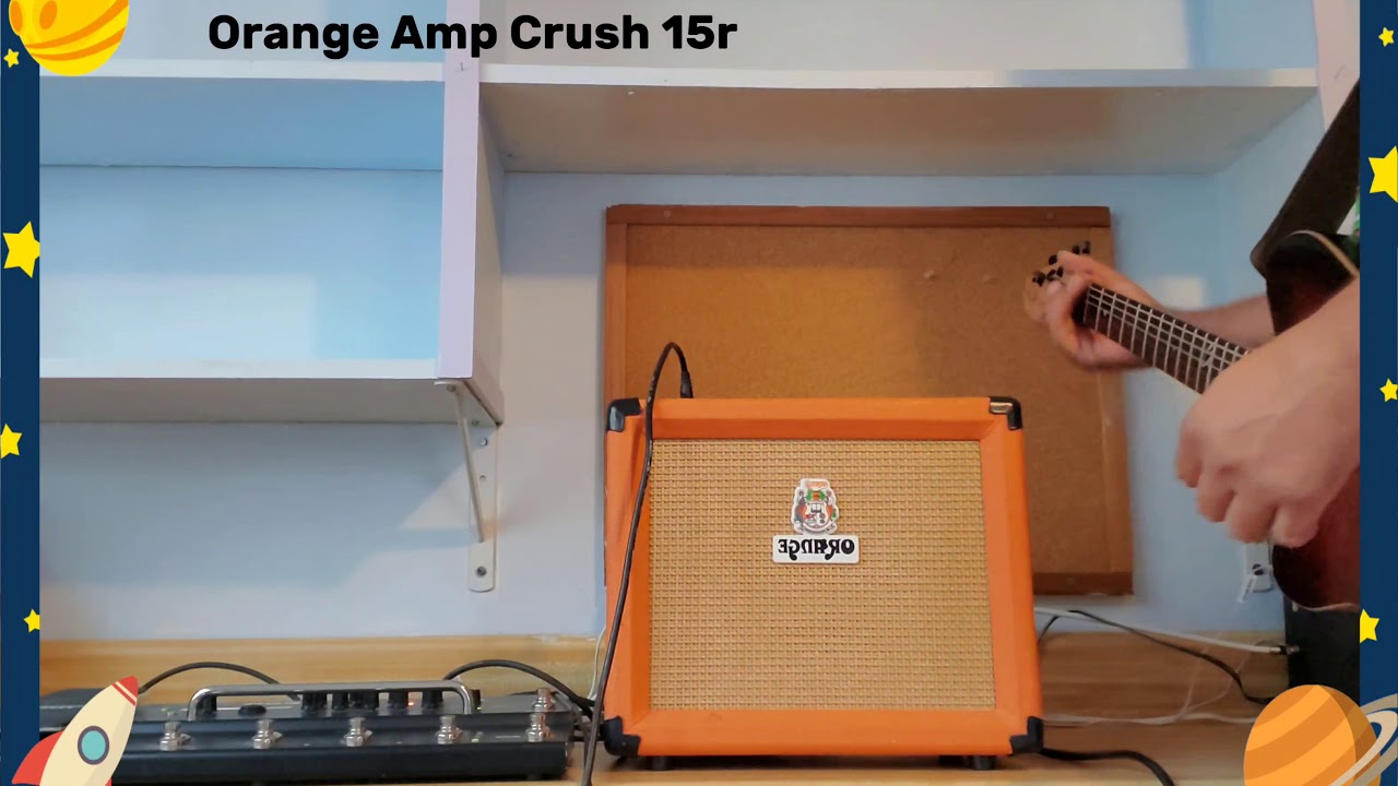 Orange Crush 15rAmp Test YouTube