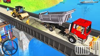 Indian Train Bridge Construction: Railroad Building Simulation - Best Android GamePlay screenshot 5