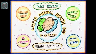 World Mental Health Day Poster || World Mental Health Day Drawing #worldmentalhealthdaydrawing screenshot 1