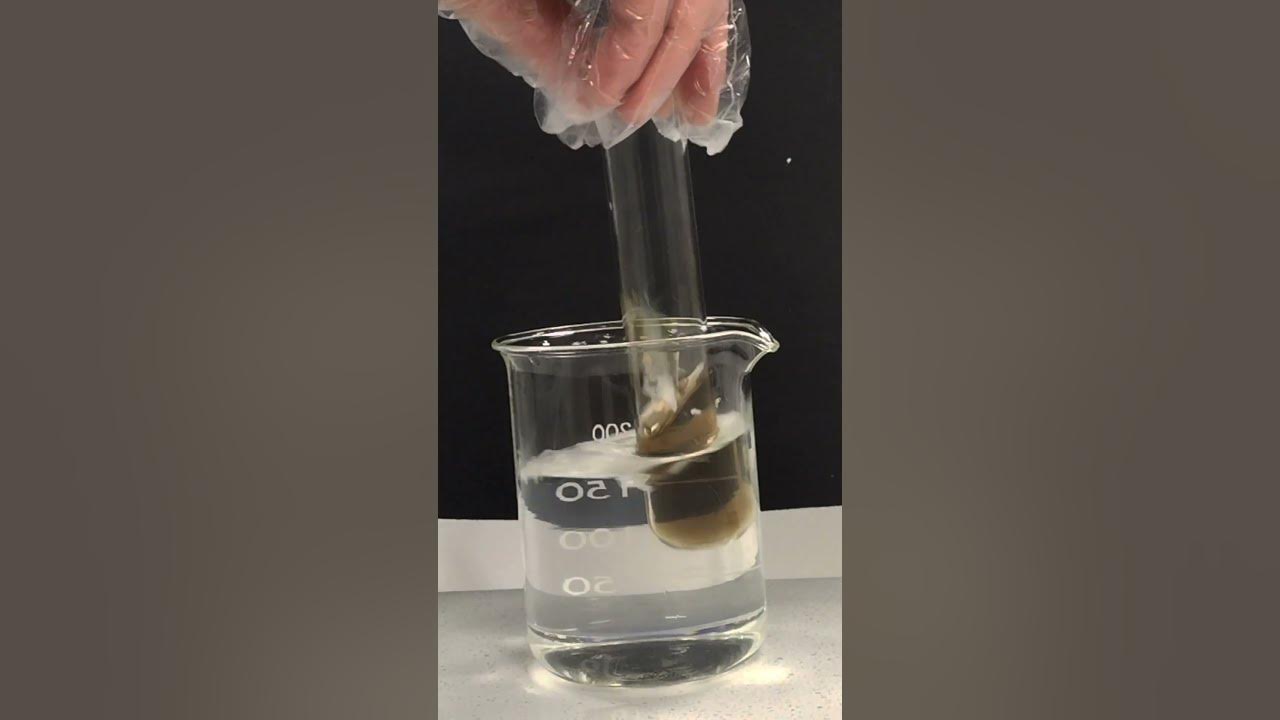 Prettiest Chemical Test Tollens' Silver Mirror YouTube