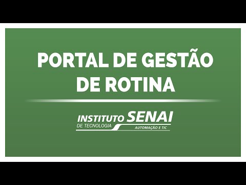 Portal de Gestão de Rotina - IST SENAI