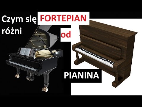 Wideo: Jaka Jest Różnica Między Fortepianem A Fortepianem?
