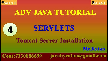 ADV JAVA Tutorial || video-4 || Servlets || Tomcat Server Installation || By Ratan