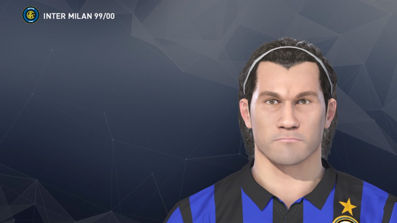 C. Vieri PES 2017 face & stats (Inter Milan 99/00)