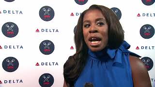 EVENT CAPSULE CHYRON - 2nd Annual Delta OPEN Mic With Serena Williams