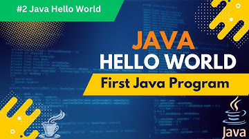 ✅ #2 Java Tutorial for Beginners: Hello World Program | Your First Java Code #javaprogramming