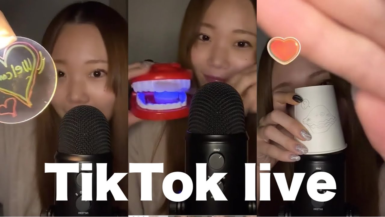 【ASMR】美容院&スキンケアロールプレイ/スライム/オノマトペ/ノリ【TikTok live】Role Play/Slime/Onomatope