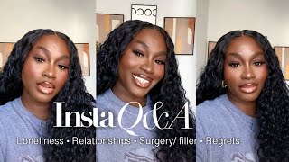 Q&A | LONELINESS | LAWYER LIFE | THOUGHTS ON SURGERY/ FILLERS |WORK CLOTHES |Ft Asteria hair