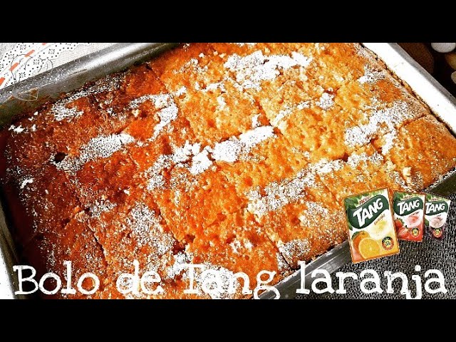 BOLO DE SUCO TANG SABOR LARANJA (CULINÁRIA POR AMOR)