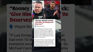 Wayne Rooney Defends Michael Carrick After Brilliant Manchester United Start #football #shrots