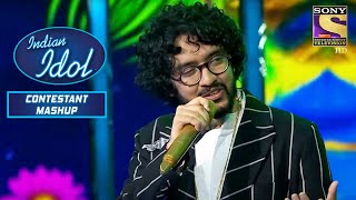 Nihal के 'Ladki Badi Anjani' Performance को किया Karan Johar ने Enjoy| Indian Idol|Contestant Mashup