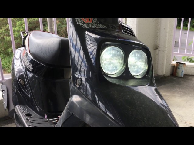 ☆3AA BW's ヘッドライト ラスト1点】MBK BOOSTER ライト 3AA Bws