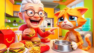 Granny STARVED Me... So I Ate Her! 🙀 (I Am Cat VR)
