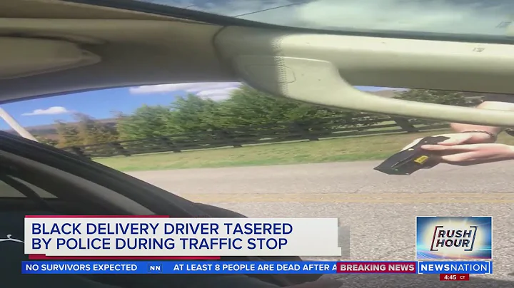 Black delivery driver tasered by police during tra...