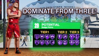 THE BEST SHOOTING BUILD IN NBA 2K23 NEXT GEN! RARE DIMING OUTSIDE SCORER