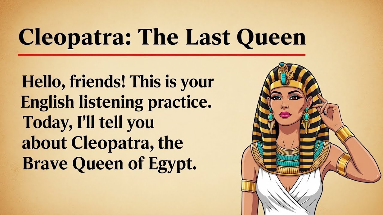 Cleopatra's Story – Learn English Through History Listening Practice