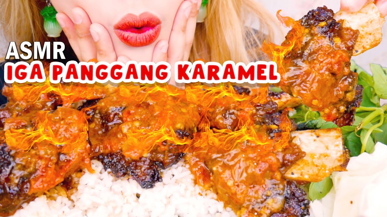 ENYAK TO THE BONE😍 ASMR IGA PANGGANGG KARAMEL MANDI SAMBEL AUTO KLENGER‼️ | ASMR Indonesia