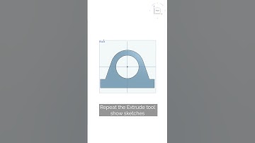 Design a Bearing Block in #Onshape ✅