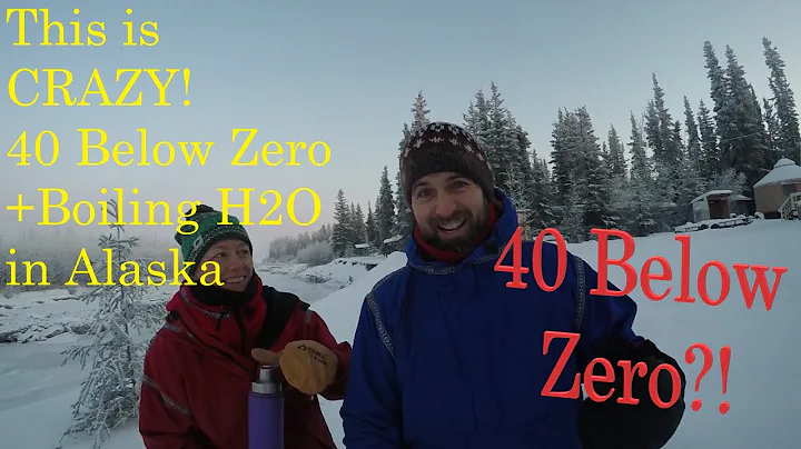 This is Crazy! Boiling Water at 40 below ZERO (f) in Alaska.