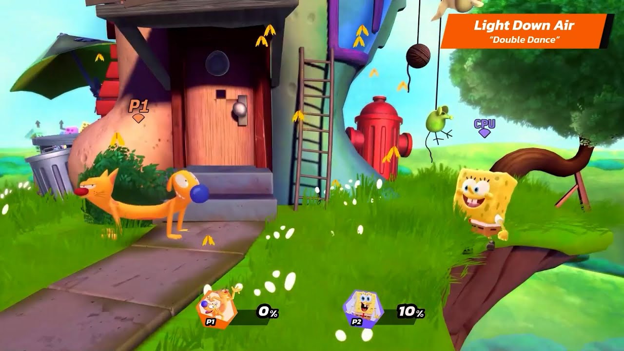 Nickelodeon All Star Brawl CatDog Gameplay Showcase