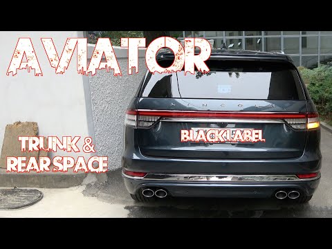 링컨 에비에이터 블랙레이블 트렁크&2,3열(Lincoln Aviator Blacklabel Trunk & rear space)