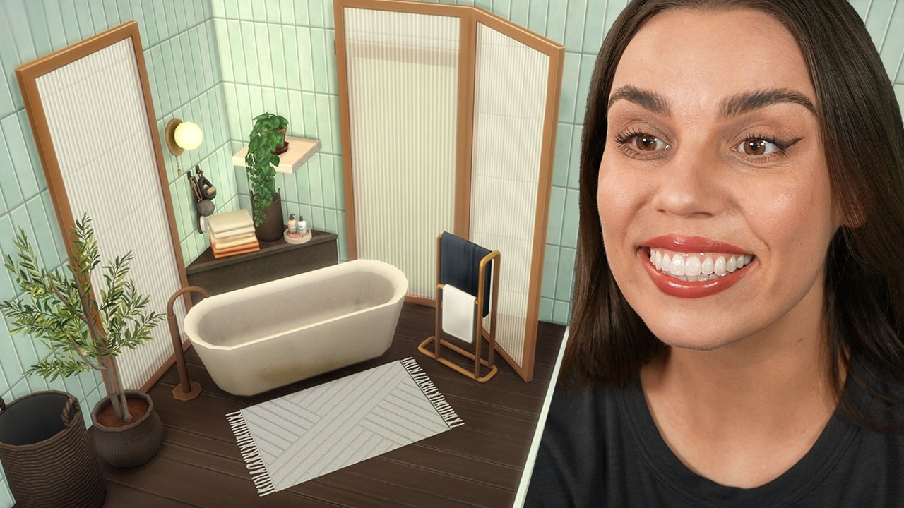 Building with the new bathroom kit :) - YouTube