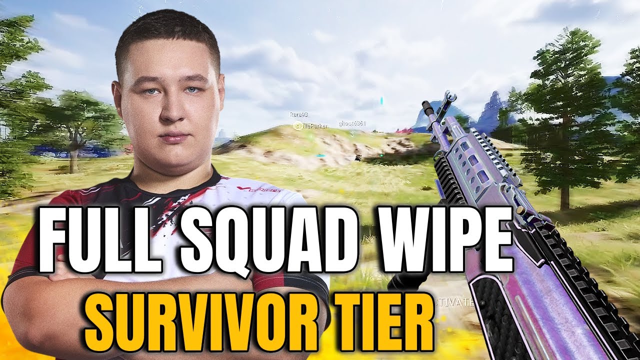 Lev4nte Wipes Full Ranked Squads with Masterful Play | PUBG Survivor Tier