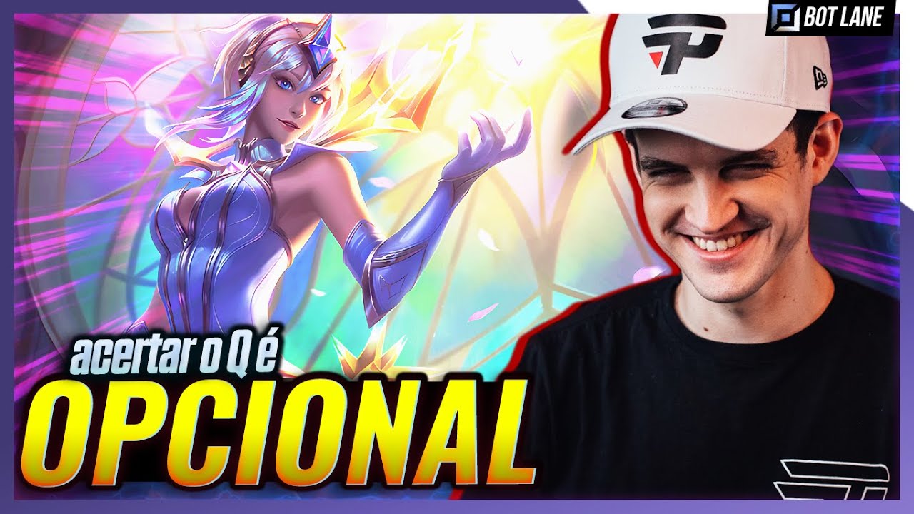 LUX na bot lane é EXCELENTE, acertar o Q é OPCIONAL! ✨