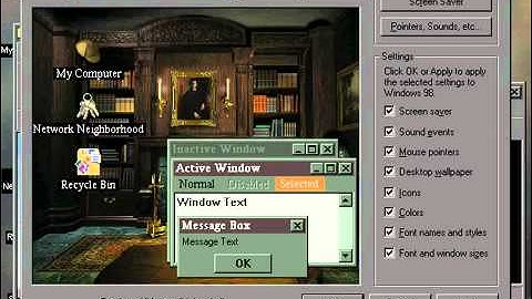 Classic Windows 98 Desktop Themes