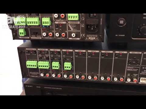 Integrate 2017: Apart Audio Intros MA120 and MA240 Mixing Amplifiers on the Amber Technologies Stan