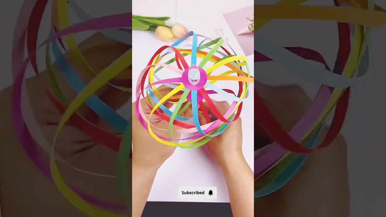 slinky paper toy craft|easy and fun idea! "