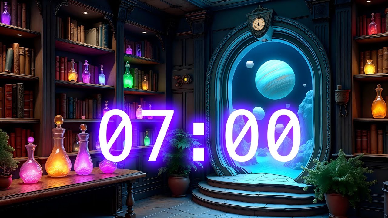 7 Minute Timer | Classroom Music | Portal to Other Worlds