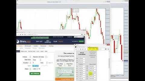 Trick Rise Fall RF 5 Tick Dengan Membaca Pivot Point di Binary com 360p