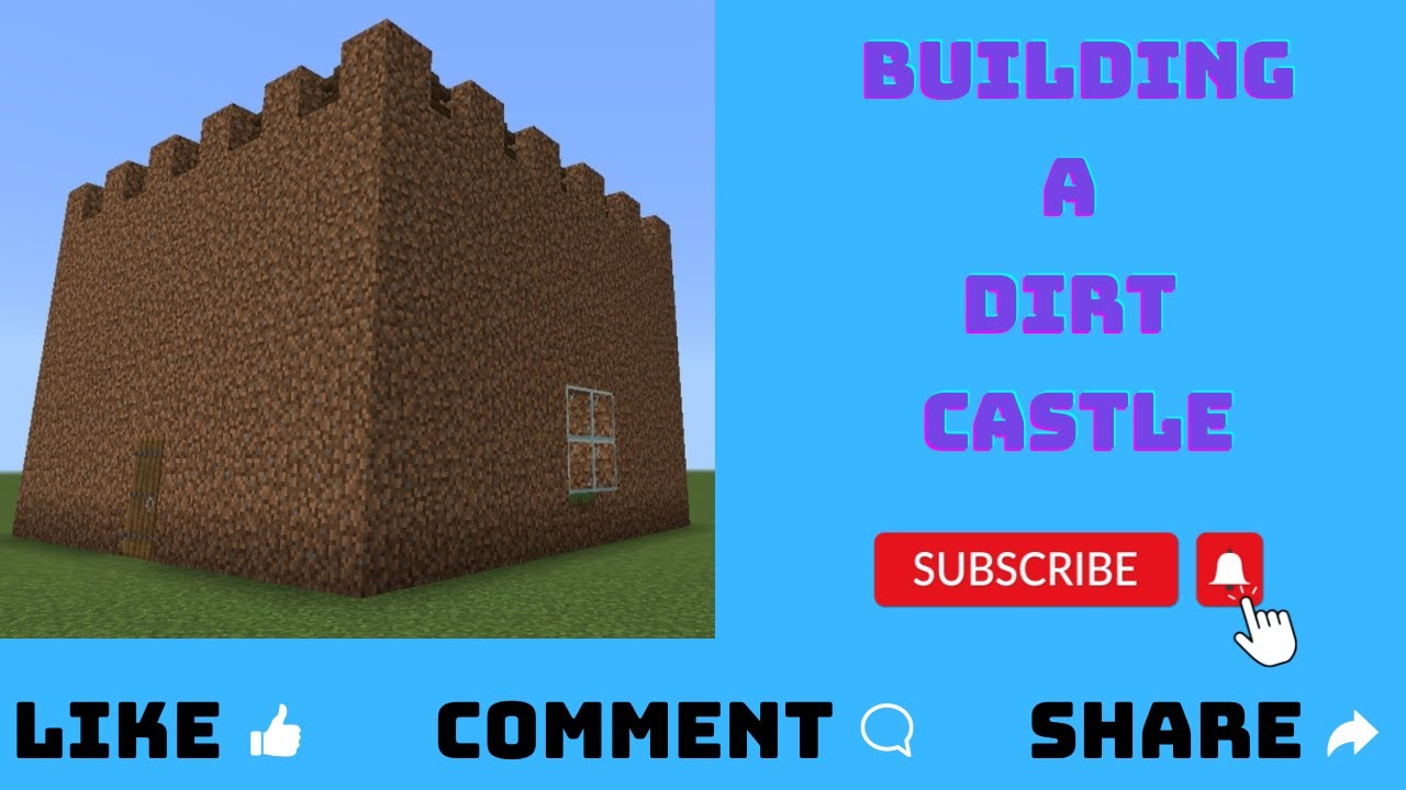 Me, Minecraft & Dirt Castle !! - YouTube