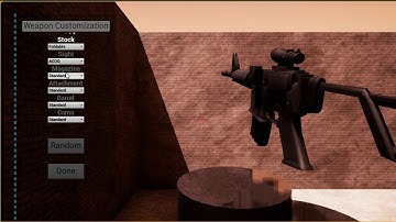 Weapon customisation showcase - UE4
