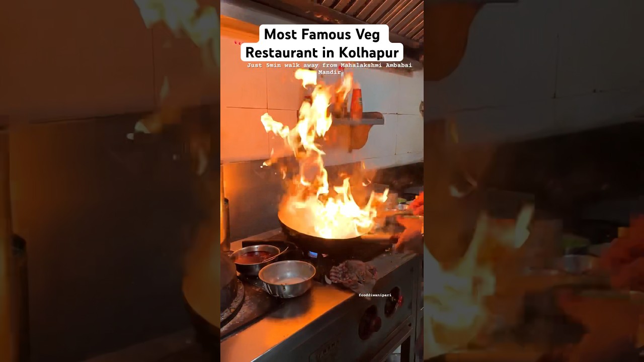 Most Famous Veg Restaurant in Kolhapur near by Mahalakshmi Ambabai Mandir 
