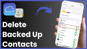How To Delete Contacts From iCloud Backup !