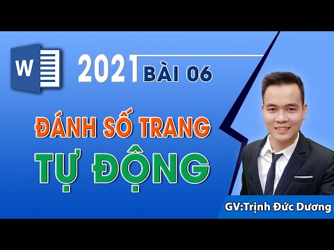 Cách đánh số trang tự động từ trang bất kỳ trong Word | Bài 6