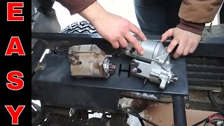 How to replace the Starter on a Kubota RTV (2019)